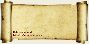 Natalija Jezdimirović vizit kartica